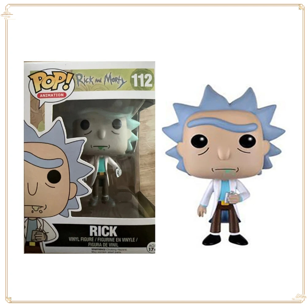 

FUNKO POP Rick and Morty Toy Figures Cartoon Dolls Child's Christmas Fun Gifts Toys Desktop Collection Ornament Models Handmade