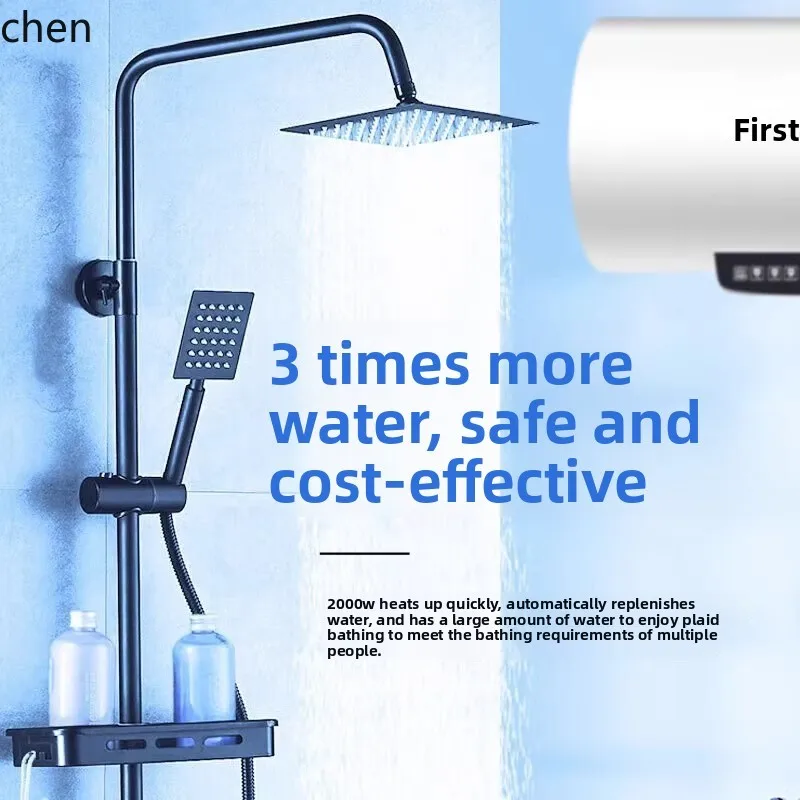 LXC scaldabagno elettrico domestico piccolo tamburo WC accumulo d'acqua bagno riscaldamento rapido temperatura costante