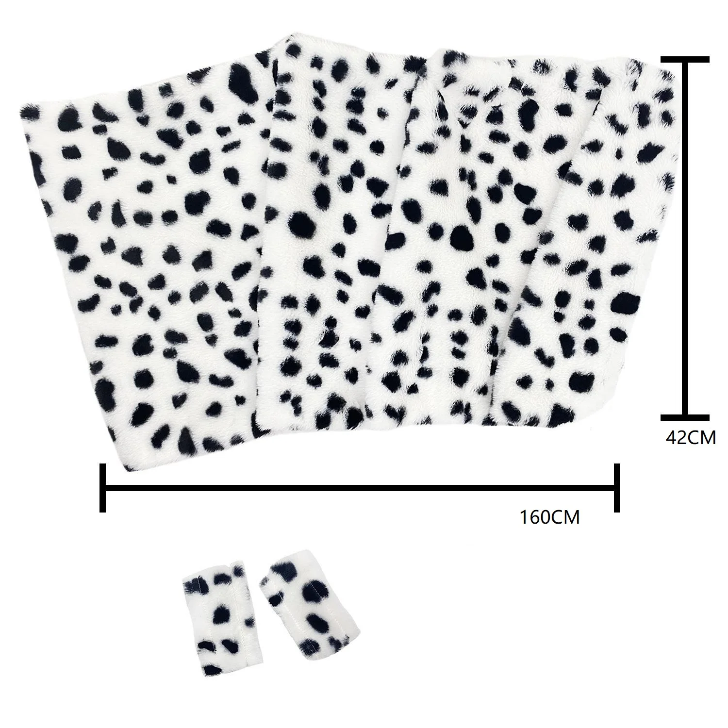 Scialle da sera Sexy da donna scialle da festa Cruella Costume Cosplay Leopard Dot Wraps scialle Cape Halloween Carnival Accessories