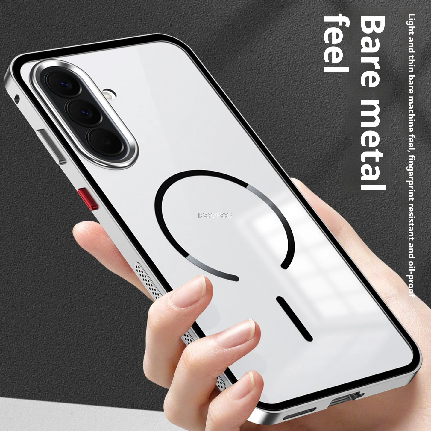 Für Samsung Galaxy A57 A37 S23 S24 S24+ S25 S25+ S26 S26+ Ultra Handyhülle Metallrahmen für MagSafe Schnalle Aluminiumlegierung Hülle – Detail 3