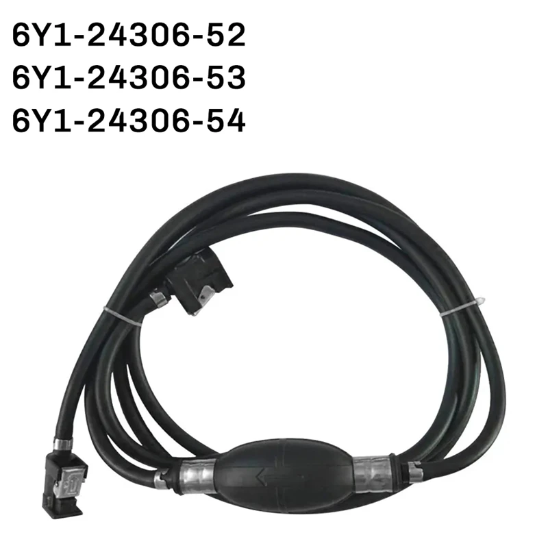 

8X12mm Boat Motor Fuel Line Hose Assy For Yamaha Outboard 5HP - 90HP, 6Y1-24306-52 6Y1-24306-53 6Y1-24306-54