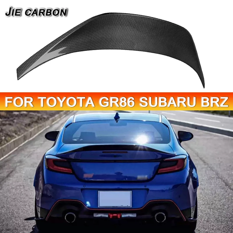 

For Toyota GR86 Subaru BRZ Models, Carbon Fiber Tail Fin, Spoiler Accessories Luggage Spoiler TRD Style