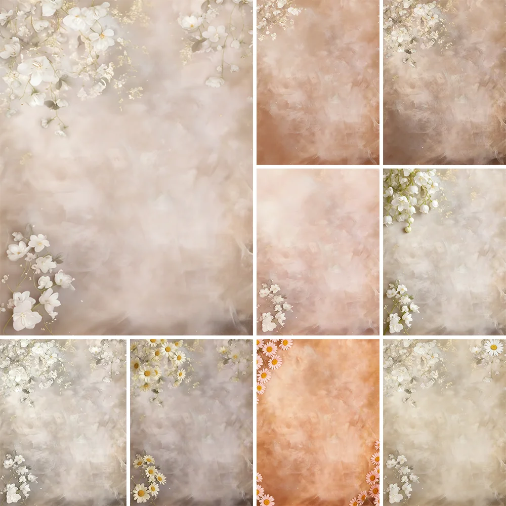 

Photography Background Painterly Floral Texture Adult Birthday Wedding Maternity Portrait Decor Backdrop Photo Studio