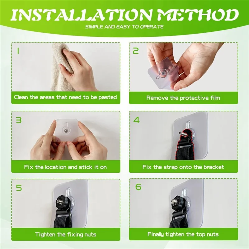 

A94E-клей без сверления, комплект из 2 ремней безопасности для телевизора, регулируемые анкеры с защитой от опрокидывания для детей, для мебели