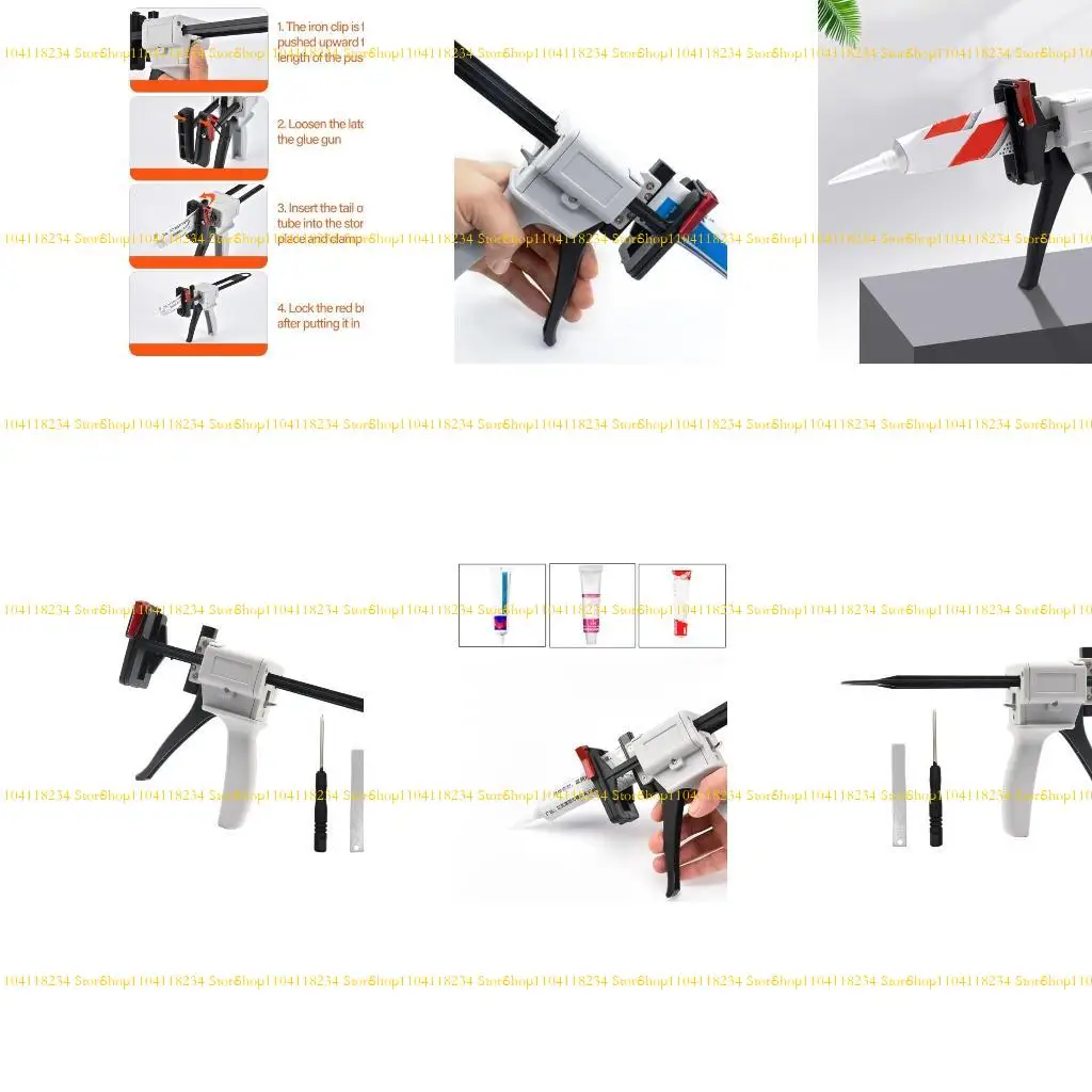 

P9FB Portable Silicone Glues Guns Toothpaste Tubes Squeezing Machine Extruder Tool for Household Repairs and DIY Projects