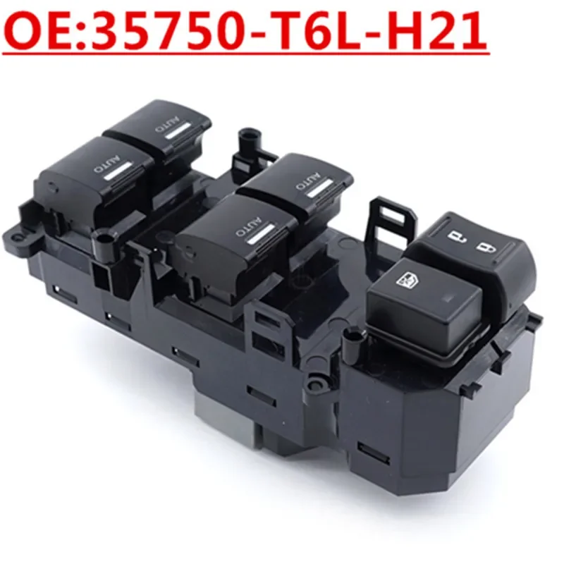 New OE: 35750-T6L-H21 Left Front Power Window Master Control Switch For Honda Spirior