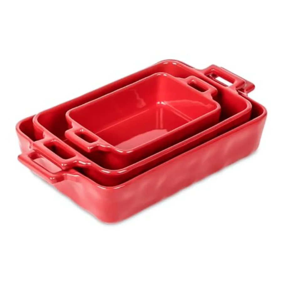 

Набор керамической посуды для выпечки: прямоугольные формы для запекания, противни для лазаньи, формы для запекания, набор для приготовления пищи, кухонная утварь для тортов и ужинов