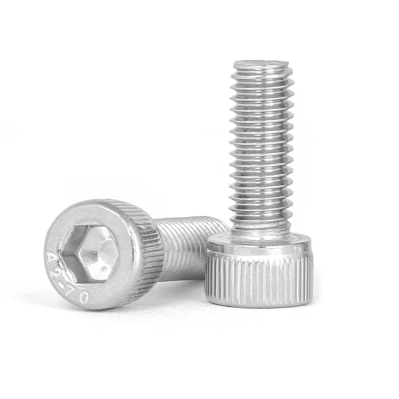100pcs/Lot Metric Thread DIN912 M3x10 mm M3*10 mm 304 Stainless Steel Hex Socket Head Cap Screw Bolts