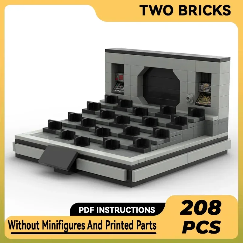 스타 영화 모델 Moc 빌딩 브릭 미니피규어 디스플레이 스탠드 기술 모듈러 블록 선물, 크리스마스 장난감, DIY 세트 조립
