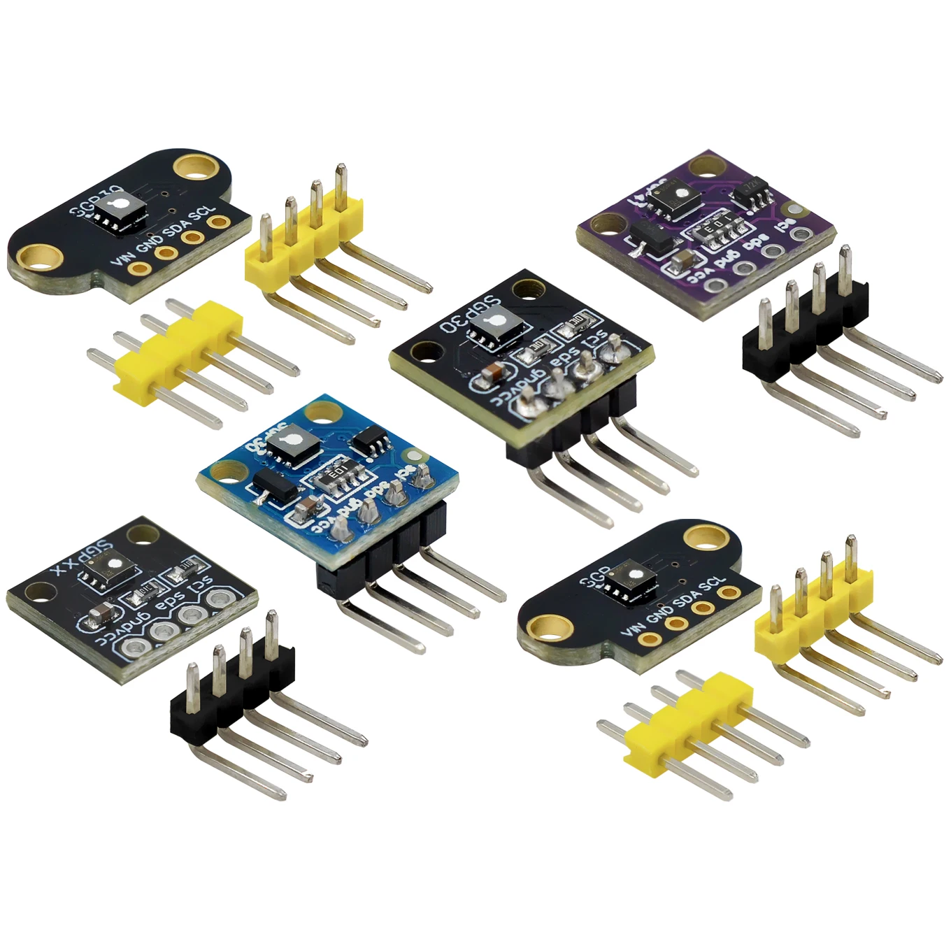 SGP30 41 gas sensor module TVOC/eCO2 air quality formaldehyde carbon dioxide measurement