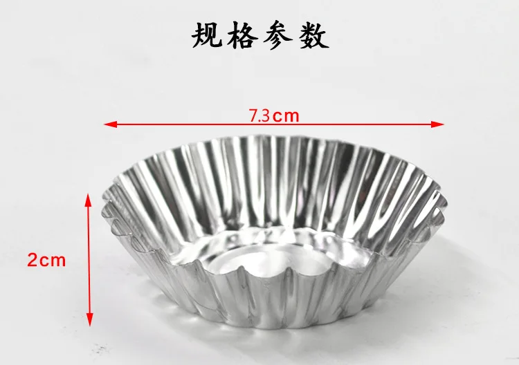 10Pcs/Set Egg Tart Molds Stainless Steel Cupcake Mold Thickened Reusable Cake Cookie Mold Tin Kitchen Baking Tool Cake Molds