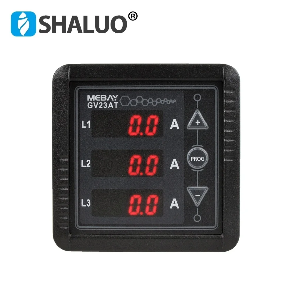 Updated GV23AT MK2 Mebay Generator Digital Meter Panel Three Phase 3P AC Ammeter Amp Tester Current Meter For Generator Parts