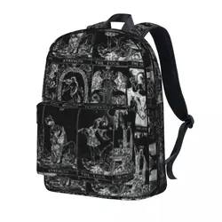 Major Arcana Tarot Backpack Silver and Black Style Backpacks Girl Outdoor Breathable School Bags Designer Rucksack