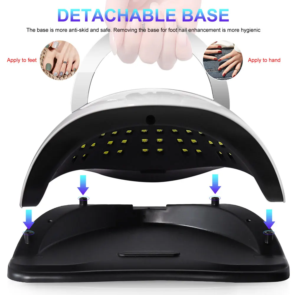 Nail Dryer LED Nail Lamp Professional UV Lamp For Manicure Big Power Curing All Gel Nail Polish With Timer Auto Sensor Tool