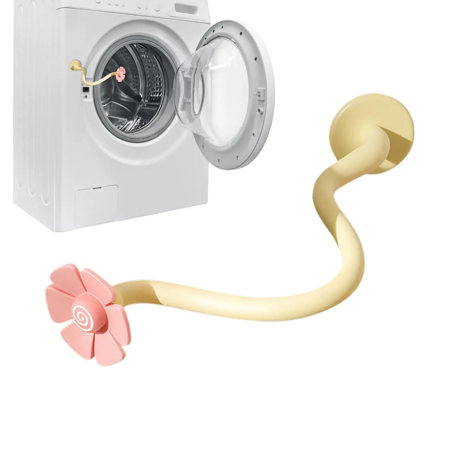 Magnetischer Türhalter für Waschmaschinen, Vorderlader-Waschmaschinenhalterung für Luftzirkulation und Schimmelprävention, für Waschküche, Wohnheim, Wohnmobil, Zuhause