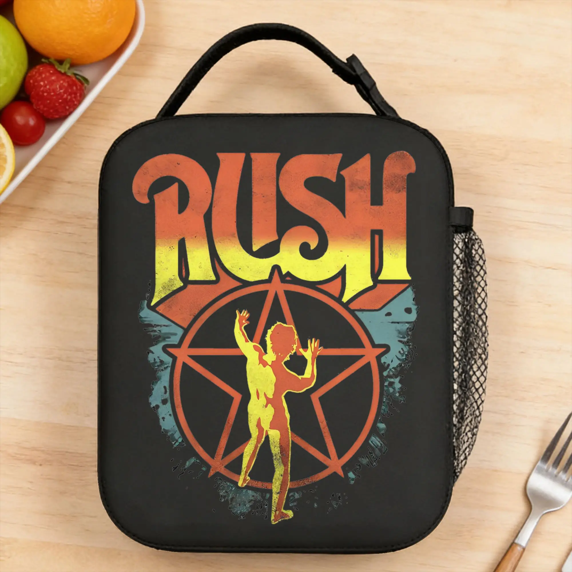 

Сумка для обеда The Rush Band Of Nights, портативный ланч-бокс для офиса, сумка-холодильник с оксфордским принтом для женщин