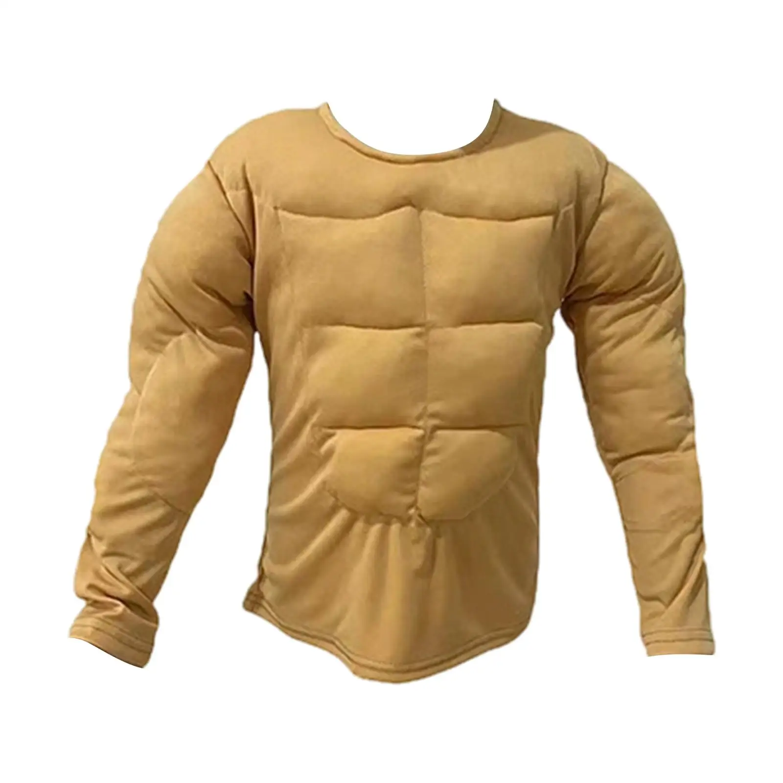 

Мужской костюм-футболка с имитацией мышц, с наполнителем для груди, для бодибилдинга, для Хэллоуина, для косплея, для вечеринок