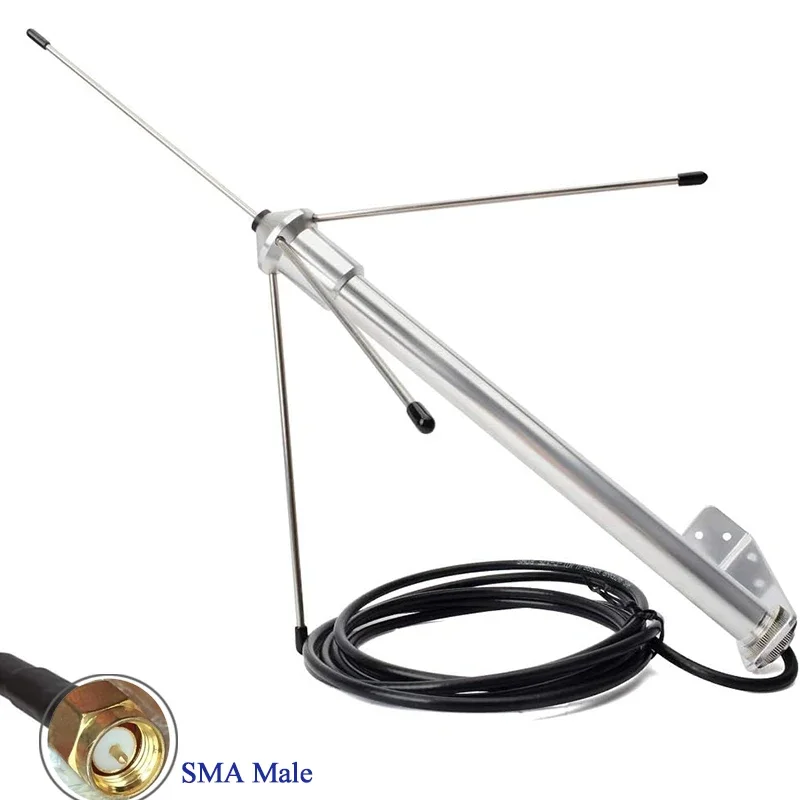 Imagem -04 - Antena Omni com Suporte de Montagem Plug Macho Sma e Suporte de Montagem Gsm Aerial 433mhz 50 Ohm Gsm w 10m 32 Pés Rg58