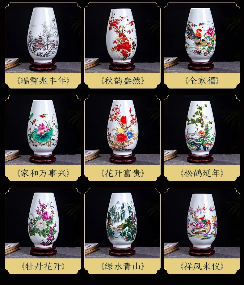 مزهرية زهور من السيراميك على الطراز الصيني التقليدي مزهرية على شكل حيوانات حرف يدوية لديكور المنزل ومقالات تأثيث الأواني والزينة