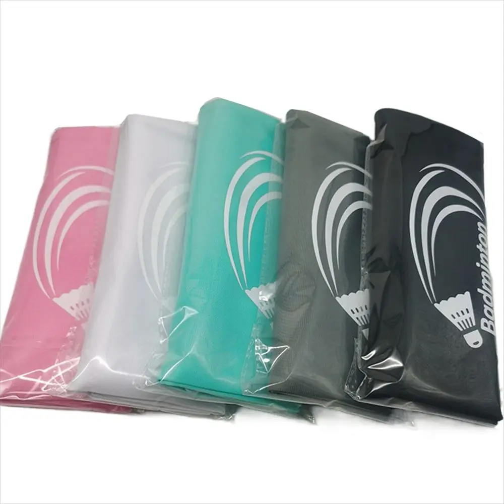 

Drawstring Pocket Badminton Racket Cover Bag Flannel Cover Large Capacity Badminton Storage Bag 2 Rackets 23cmx72cm