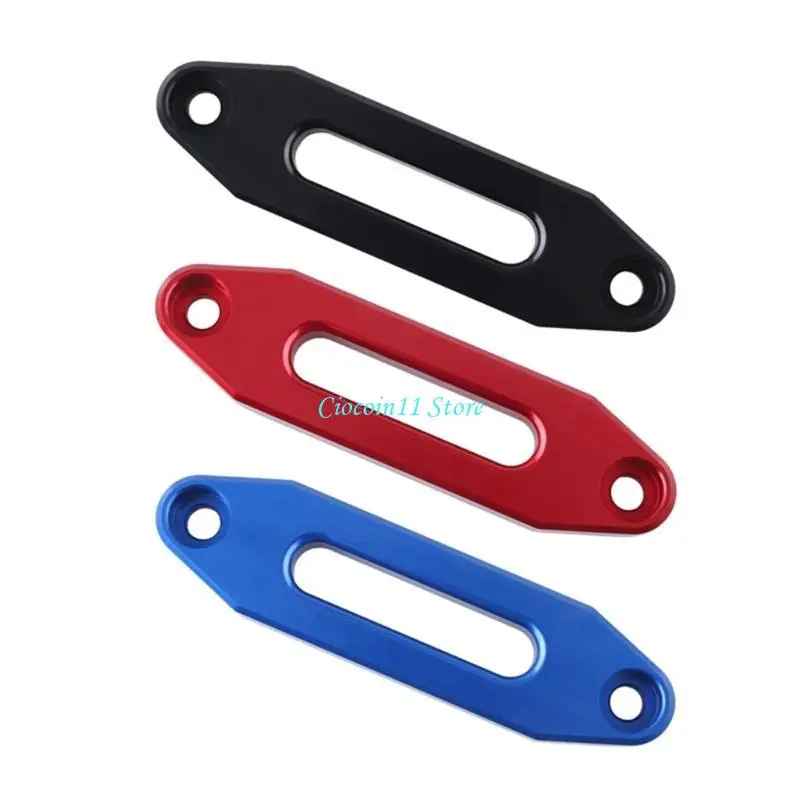 Y1UB Stable Winch Rope Guide Easy Installation Fairlead easy installs Winch Line Guide Metal Winch Roller Suitable for Vehicle