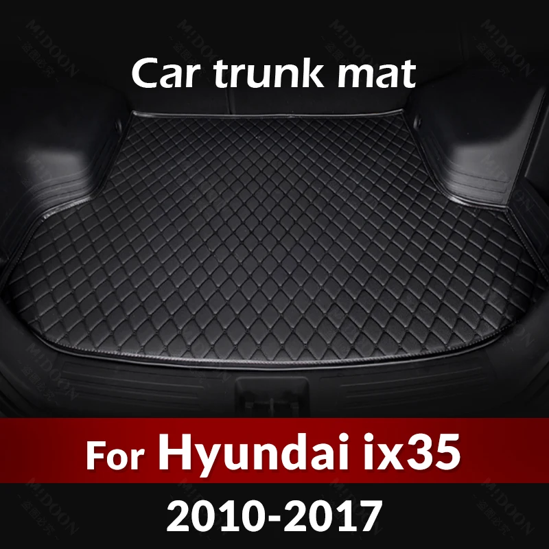 Car Trunk Mat For Hyundai ix35 2010 2011 2012 2013 2014 2015 2016 2017 Custom Car Accessories Auto Interior Decoration