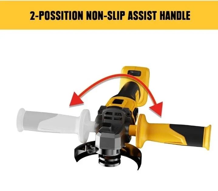 Cordless Angle Grinder FOR Dewalt 20V Battery Bare Tool