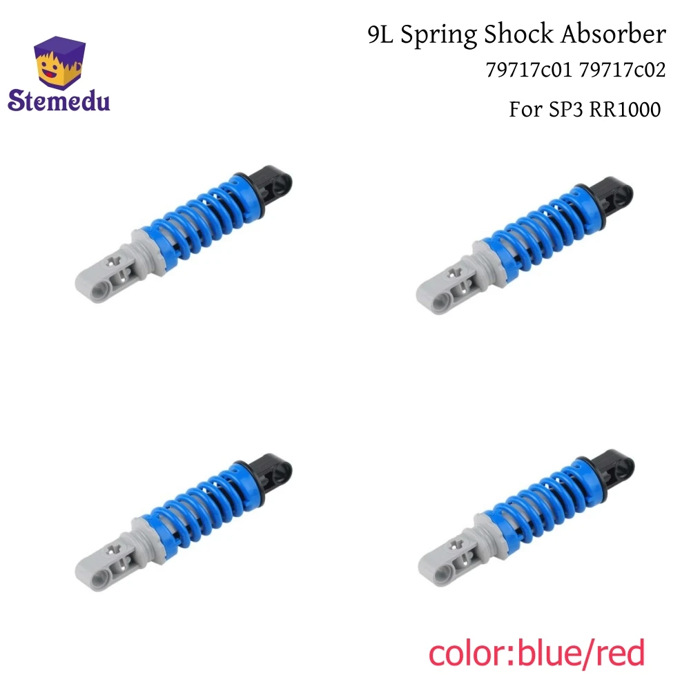 

4PCS Motorcycle 9L Spring Shock Absorber 42413 79717c01 79717c02 MOC Technical Part Building Block Daytona SP3 RR1000 fit Legoed