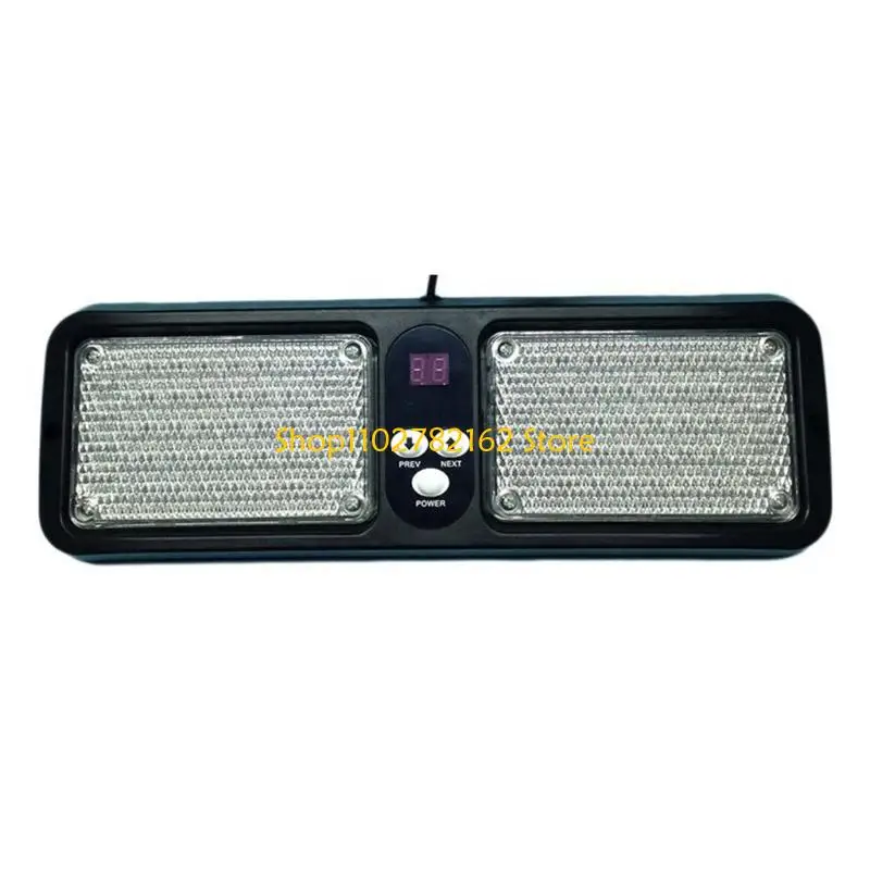

547B Warning Light LED Emergency Headlight Rechargeable Lamp Waterproof for Car Sunvisor 12 Modes Durable