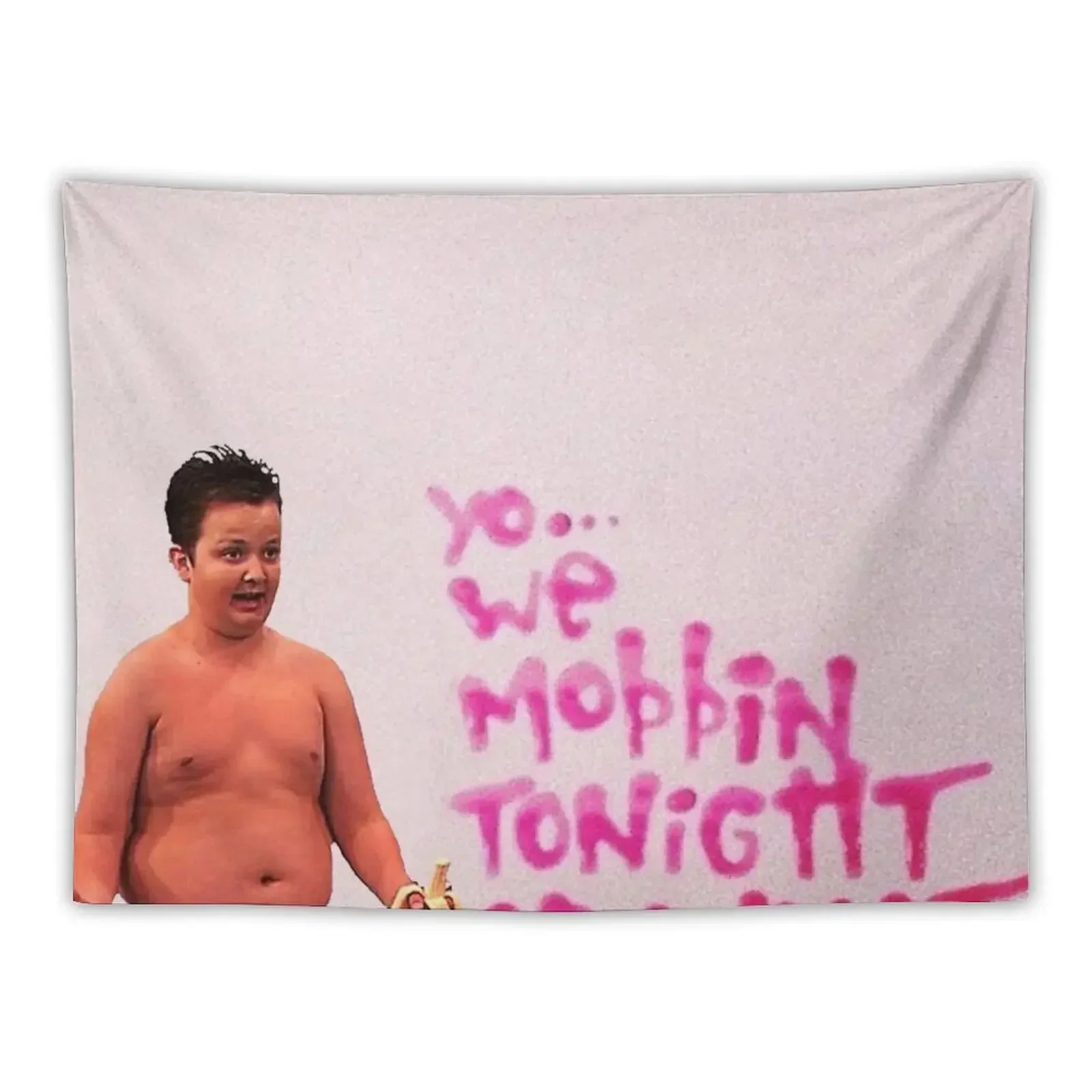 Gibby Mobbin Or What? Tapestry House Decoration Wall Hanging Cute Room Decor Tapestry