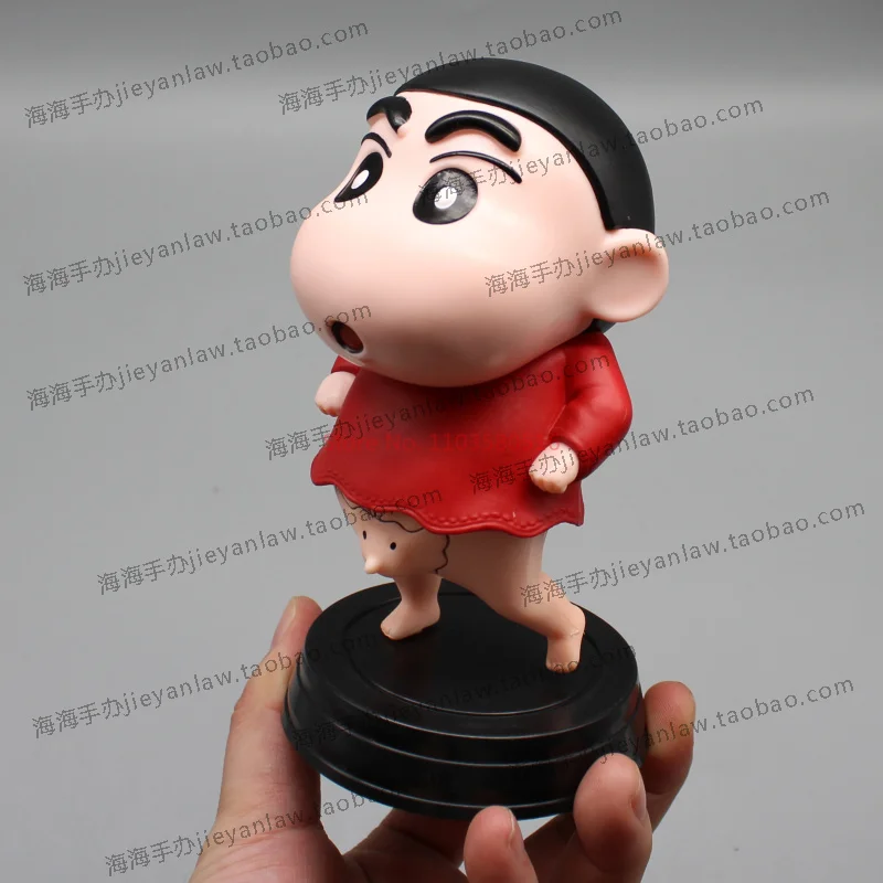 15cm pastello Shin-Chan figura Action elefante tronco figura Anime Pvc Nohara Shinnosuke Action figurine collezione regalo modello giocattolo