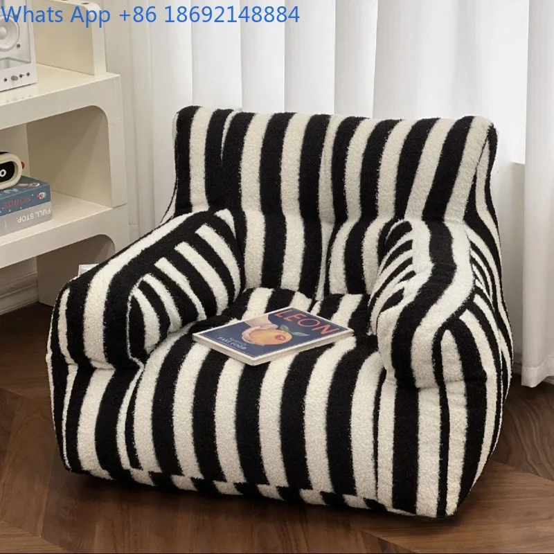 Dopamine couleur correspondant lecture coin paresseux canapé chaise Mini mignon petit canapé rayé