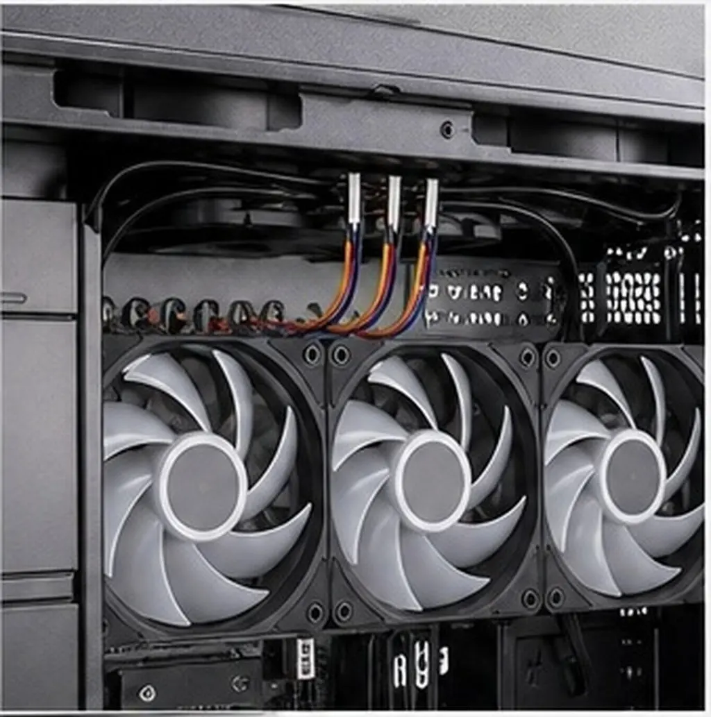 3Pcs Fan Splitter Extension Cable for Computer Hardware Cooling Systems Stable Monitoring Heavy Duty Construction Fast