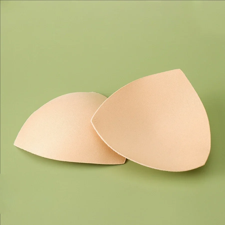 Swimsuit Padding Inserts Women Clothes Accessories Foam Triangle Sponge Pads Chest Cups Breast Bra Bikini Inserts Chest Pad