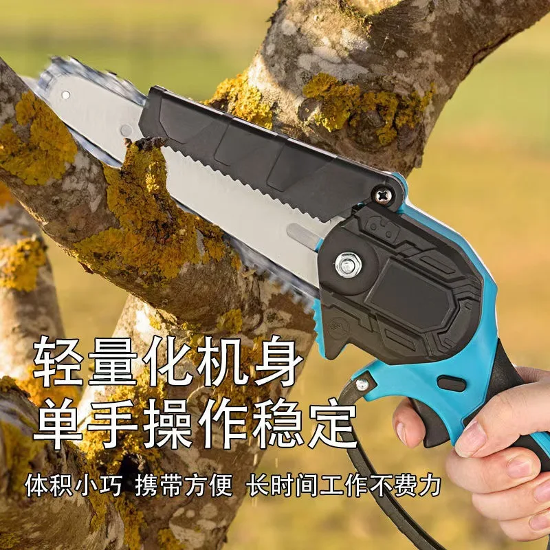 Portable Single Hand Chainsaw Chainsaw Lithium Battery Chainsaw Logging Saw Industrial Garden Furniture Small