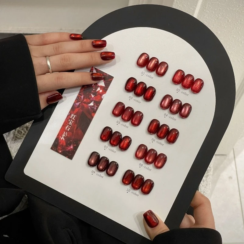 

10-цветная бусина, жемчужный шелковый атласный клей «кошачий глаз», магазин ногтей, новый популярный прозрачный голый цвет, стеклянная бусина «кошачий глаз», белая эмаль