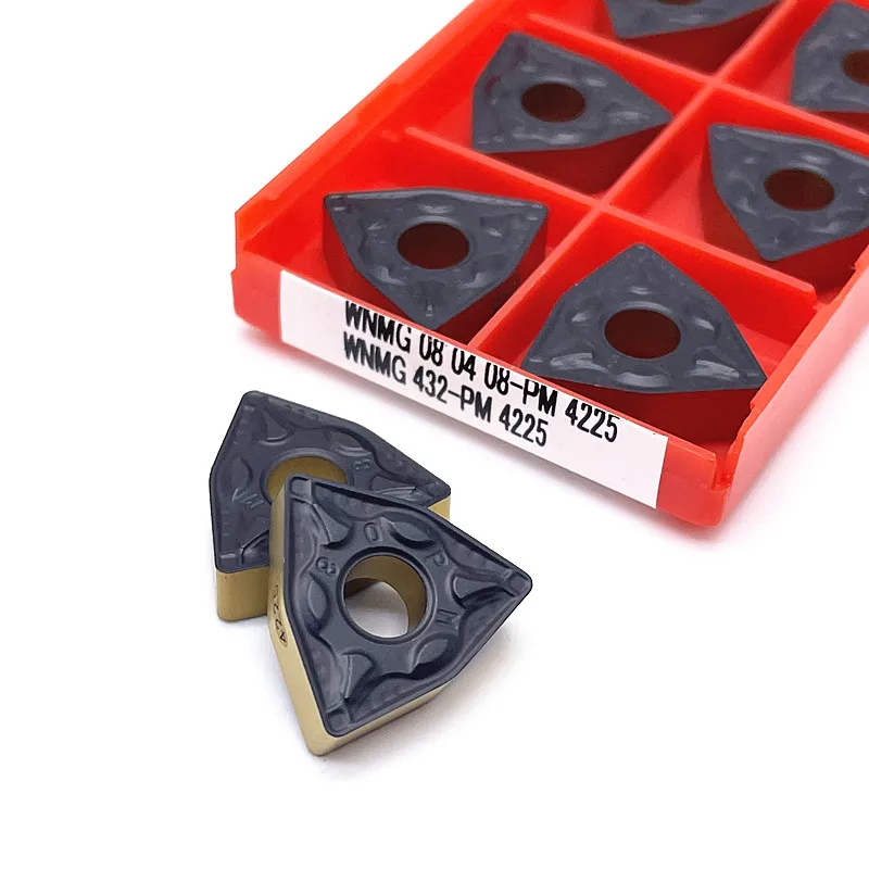 10pcs WNMG 080404 WNMG080408 PM 4225 carbide face milling inserts cutter tools blade High cost performance