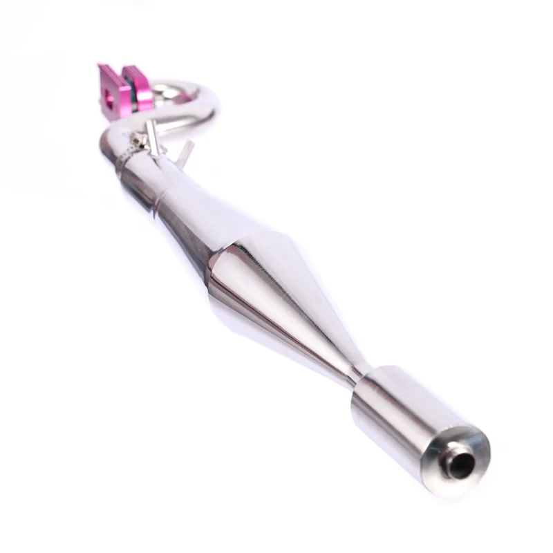 Motor Edelstahl Auspuffrohr Abgestimmtes Rohr Zubehör für 26/29/30/32cc Zenoah Motor RC Boot