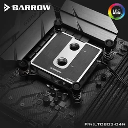Barrow CPU Water Block Jet Microwaterway For Intel LGA115X 1200 1700 / INTELX99/X299 Radiator 5v 3pin ARGB Lighting AURA SYNC