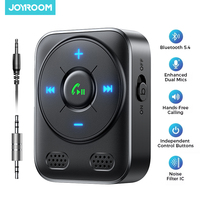 JOYROOM Bluetooth 5.4 Car AUX Receiver Stronger Dual Mics & Noise Cancellation Bluetooth Adapter For Car Music/Hands-Free Call