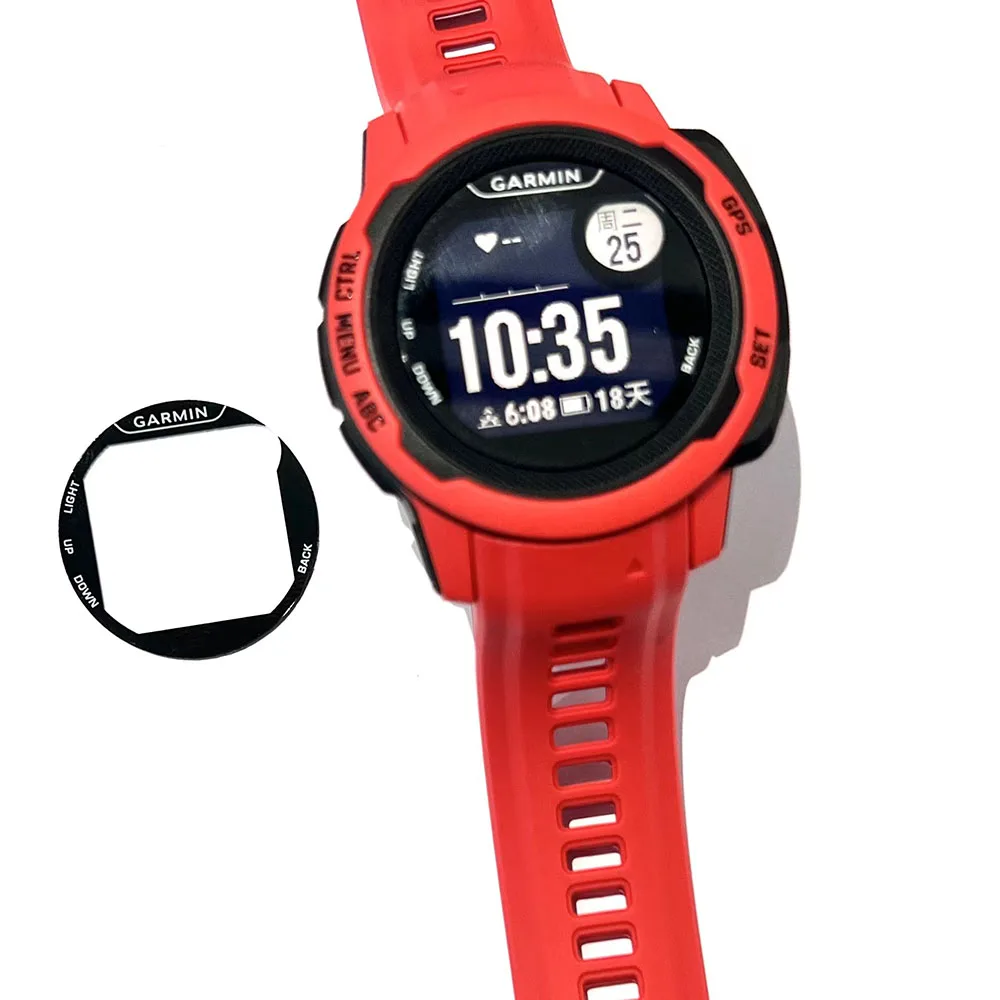 Behua 3d curvo edge film limpar tela de cobertura completa à prova riscos filmes protetores para garmin instinct 2s smartwatch acessórios