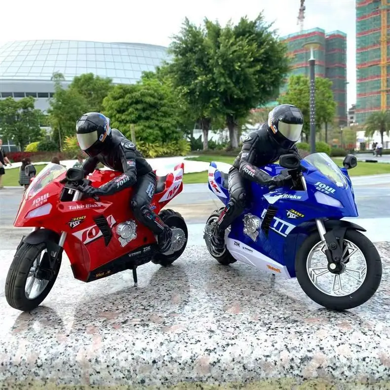 RC motorfietsen speelgoed 1/6 elektrische motor RC auto's hoge snelheid 4CH afstandsbediening racemotorfiets drift automodel cadeau