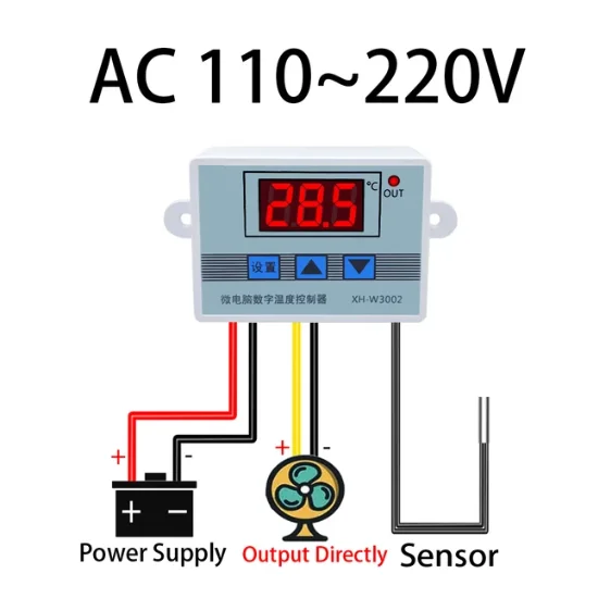 XH-W3001/3002 digital control temperature microcomputer thermostat switch thermometer regulator 12V 24V 110V-220V 0.1 precisio