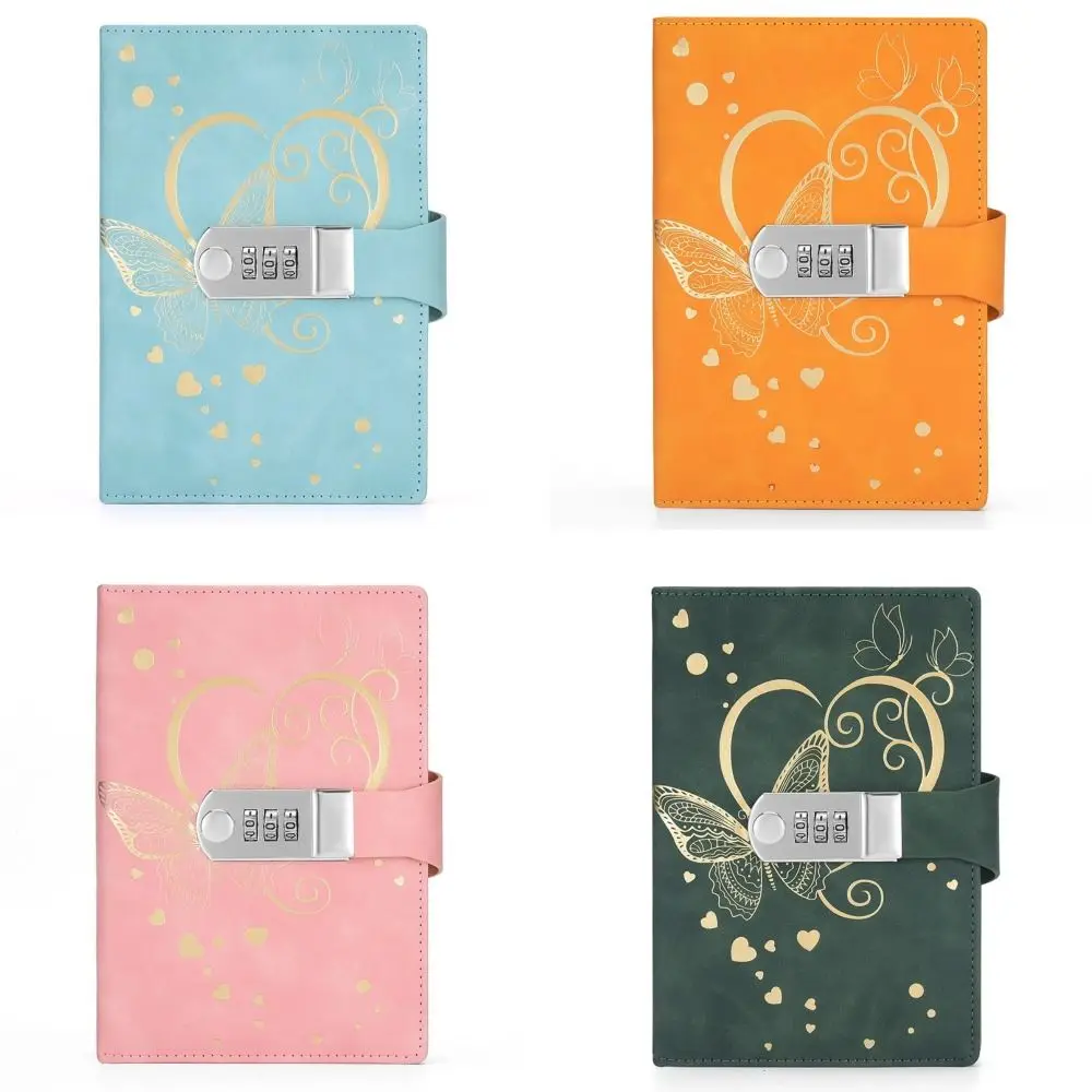 Nuovo taccuino con password da 200 pagine, blocco codificato addensato, taccuino B6 con serratura, protezione dei segreti, scrittura fluida, diario, libro per studenti