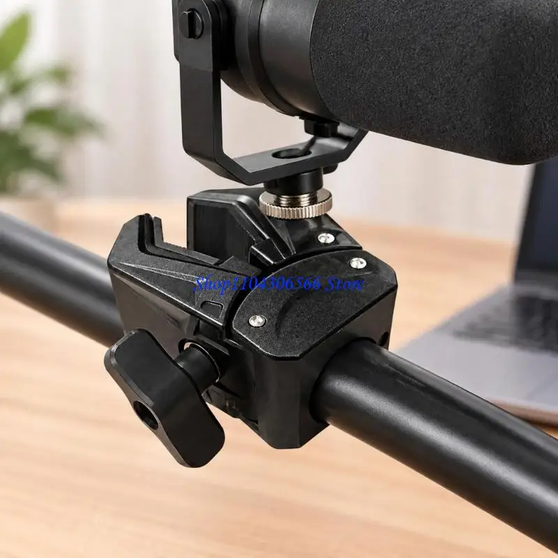 02DD V-Jaw Equipment Mount for Studio Equipment Lighting and Tube Setups