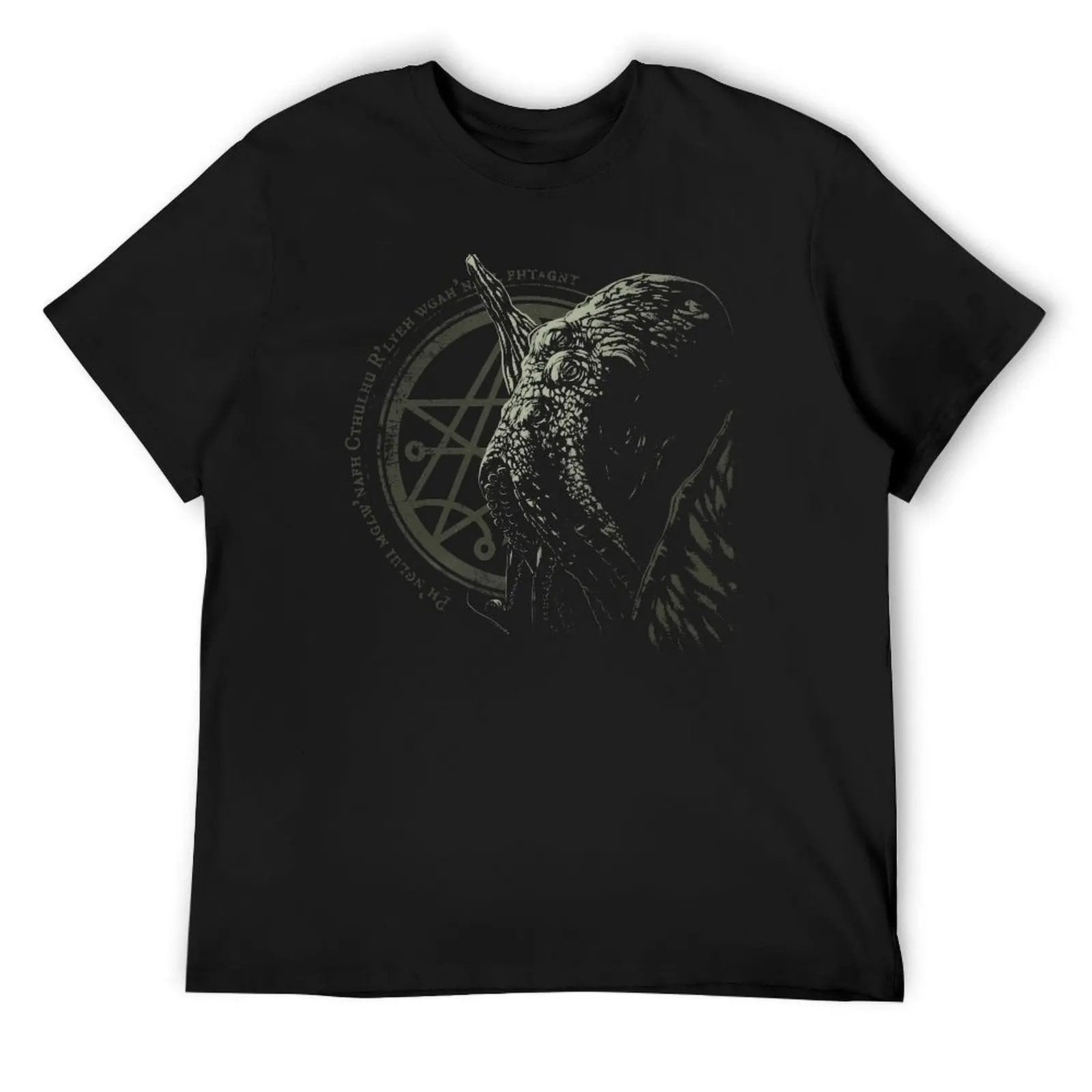 

Dread Cthulhu - Chant - Lovecraft T-Shirt customizeds quick-drying shirts graphic tee oversized t shirt men