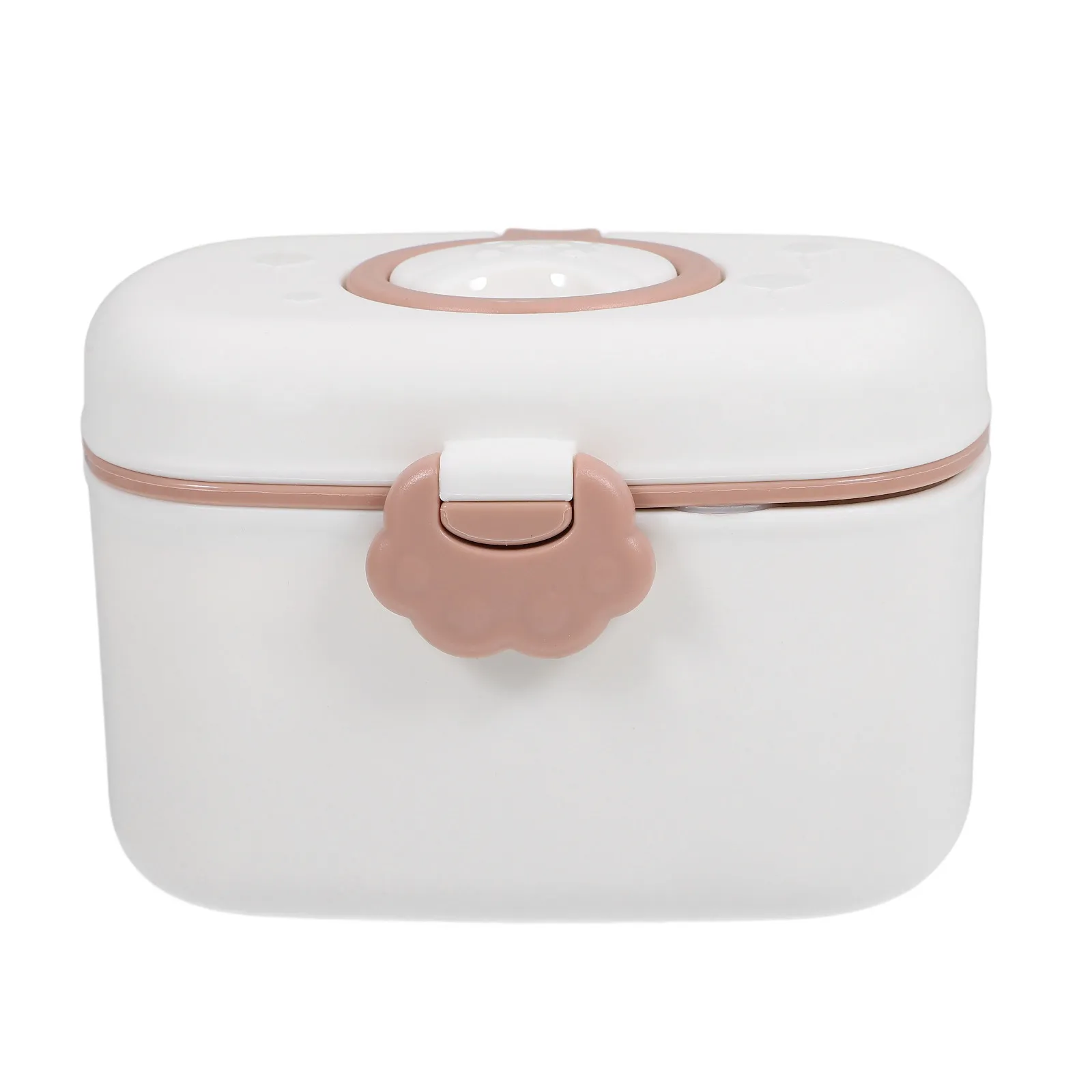 

Портативный дозатор для детских смесей для путешествий, контейнер для хранения молочной смеси большой емкости со встроенной ложкой, идеально подходит для использования в дороге