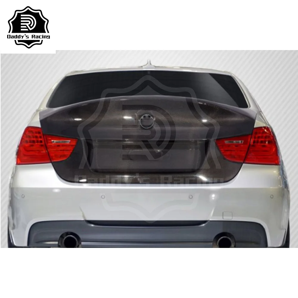 Carbon Fiber Rear Exterior Trunk Fit For 2009-2020 E90 CSL Rear Car Trunk Modification Tuning Accessories