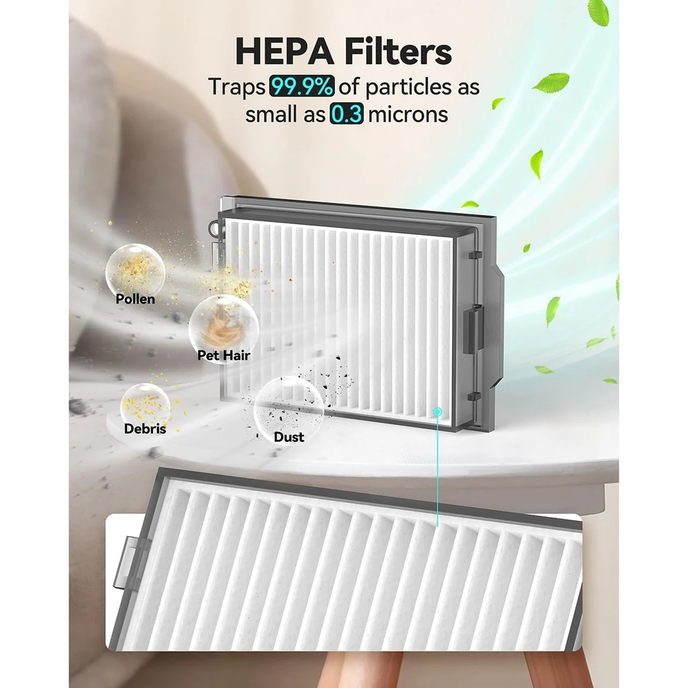 BAAM-para Irobot Roomba Plus 505/405 Combo Robot aspirador 8 piezas de repuesto, kit de accesorios incluidos