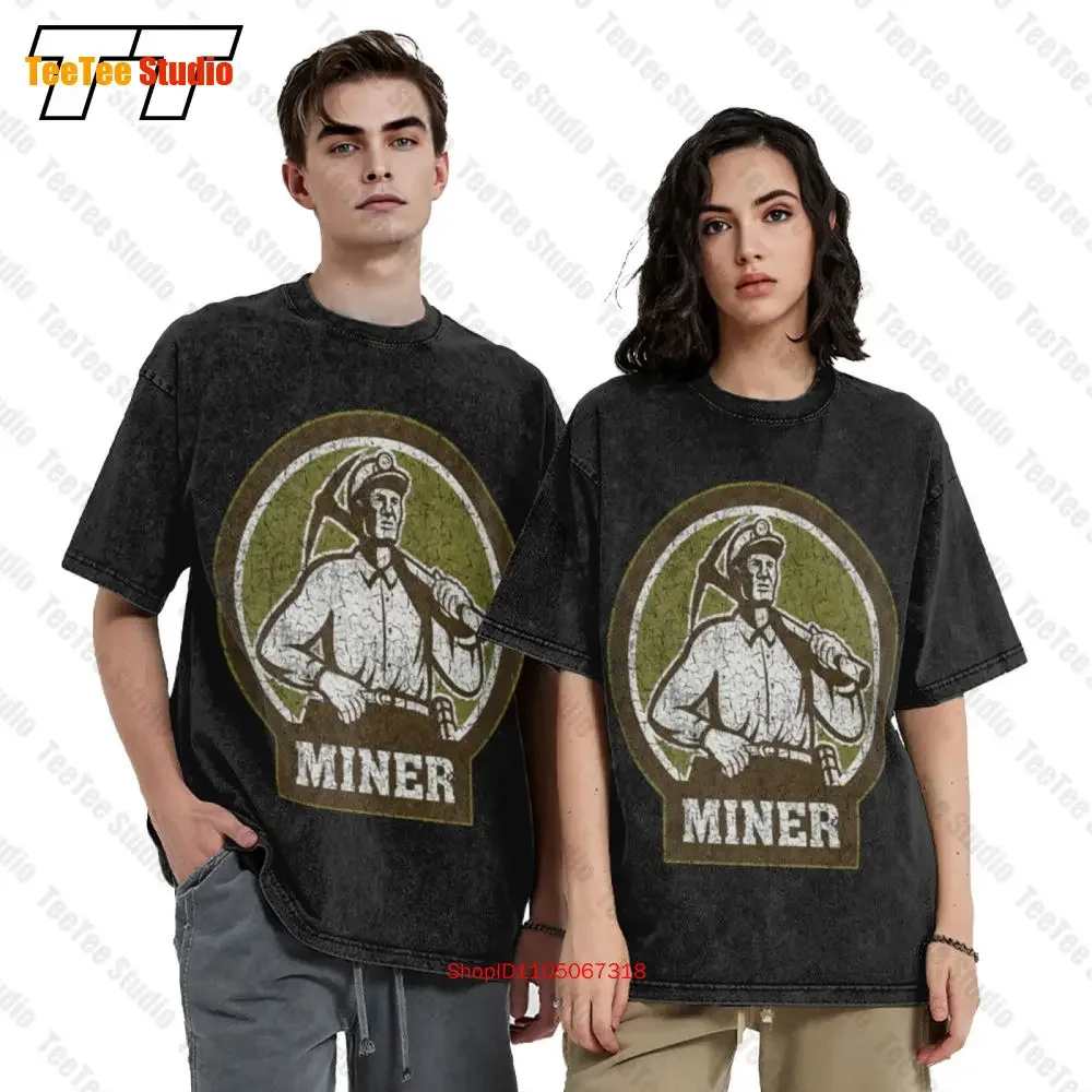 Miner Vii Coal Mineworkers Mine Miners Mining Plus Size Oversized T-Shirt J2KK
